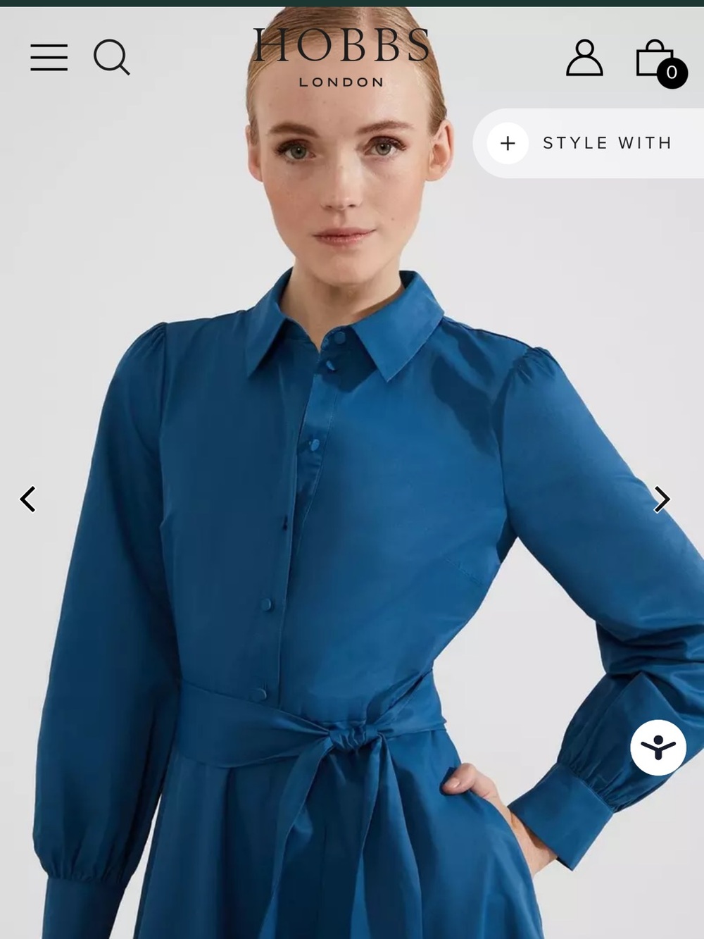 Hobbs London Ivana Dress blue - Picture 2 of 10